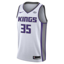 Load image into Gallery viewer, 35 - Men&#39;s Nike Marvin Bagley III White Sacramento Kings Swingman Sponsor Patch Jersey - Association Edition