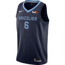 Load image into Gallery viewer, 6 - Men&#39;s Nike Mario Chalmers Memphis Grizzlies Swingman Sponsor Patch Jersey – Icon Edition - Navy
