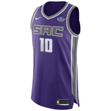 Load image into Gallery viewer, 10 - Men&#39;s Nike Tre Mason Purple Sacramento Kings Authentic Sponsor Patch Jersey – Icon Edition