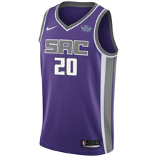 Load image into Gallery viewer, 20 - Men&#39;s Nike Harry Giles Purple Sacramento Kings Swingman Sponsor Patch Jersey - Icon Edition