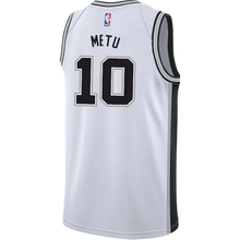 Load image into Gallery viewer, 10 - Metu San Antonio Spurs Men&#39;s Nike Custom Personalized Icon Swingman Jersey - White