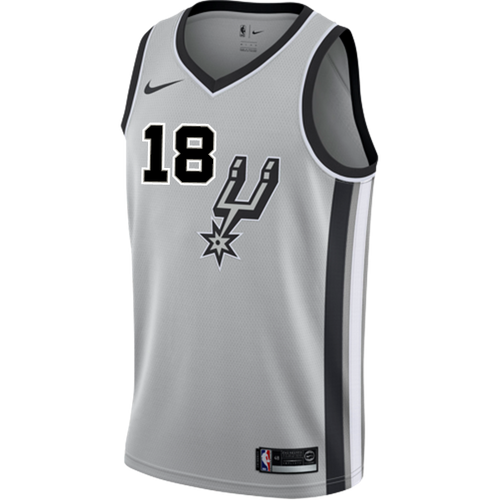 18 - Belinelli San Antonio Spurs Men's Nike 2018-19 Statement Edition Swingman Personalized Jersey  - Grey