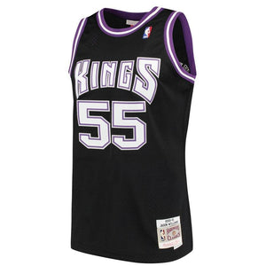 55 - Men's Mitchell & Ness Jason Williams Black Sacramento Kings 2000-01 Hardwood Classics Swingman Jersey