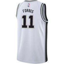 Load image into Gallery viewer, 11 - Forbes San Antonio Spurs Men&#39;s Nike Custom Personalized Icon Swingman Jersey - White