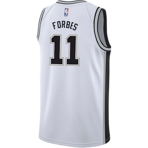 11 - Forbes San Antonio Spurs Men's Nike Custom Personalized Icon Swingman Jersey - White