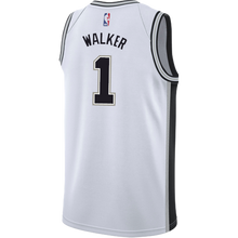 Load image into Gallery viewer, 1 - Walker San Antonio Spurs Men&#39;s Nike Custom Personalized Icon Swingman Jersey - White