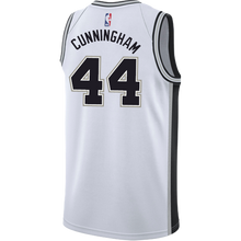 Load image into Gallery viewer, 44 - Cunningham San Antonio Spurs Men&#39;s Nike Custom Personalized Icon Swingman Jersey - White