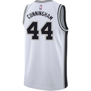 44 - Cunningham San Antonio Spurs Men's Nike Custom Personalized Icon Swingman Jersey - White