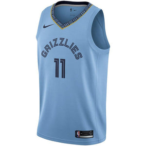 11 - Men's Nike Mike Conley Light Memphis Grizzlies Replica Swingman Jersey - Statement Edition - Blue