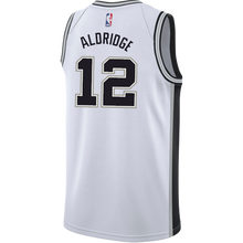 Load image into Gallery viewer, 12 - Aldridge San Antonio Spurs Men&#39;s Nike Custom Personalized Icon Swingman Jersey - White