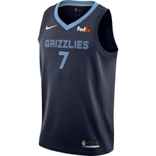 Load image into Gallery viewer, 7 - Men&#39;s Nike Wayne Selden Memphis Grizzlies Swingman Sponsor Patch Jersey – Icon Edition - Navy