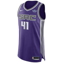 Load image into Gallery viewer, 41 - Men&#39;s Nike Kosta Koufos Purple Sacramento Kings Authentic Sponsor Patch Jersey – Icon Edition