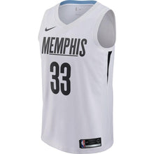 Load image into Gallery viewer, 33 - Men&#39;s Nike Marc Gasol Memphis Grizzlies Swingman Jersey - City Edition - White
