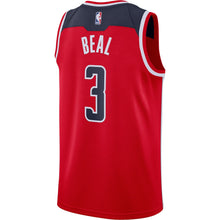Load image into Gallery viewer, 03 - Youth Nike Bradley Beal Red Washington Wizards Swingman Jersey- Red