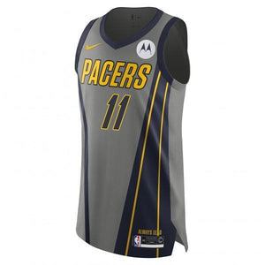 11 - Domantas Sabonis Indiana Pacers 18-19 City Edition Swingman Jersey - Grey