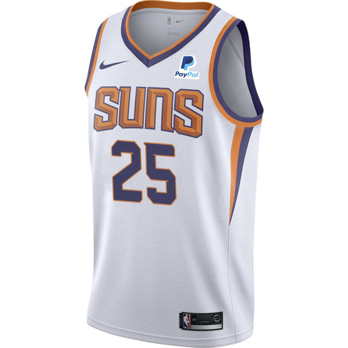 25 - Nba Phoenix Suns Mikal Bridges Nike Swingman Jersey Association Edition - White