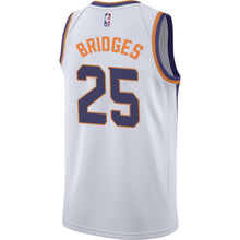 Load image into Gallery viewer, 25 - Nba Phoenix Suns Mikal Bridges Nike Swingman Jersey Association Edition - White