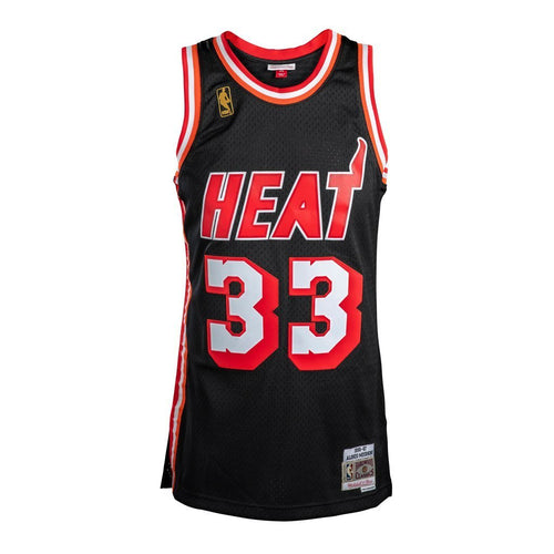 33 - Alonzo Mourning Mitchell & Ness Miami Heat Swingman Jersey - Black