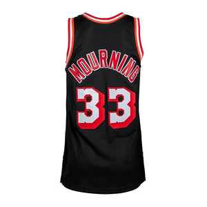 33 - Alonzo Mourning Mitchell & Ness Miami Heat Swingman Jersey - Black