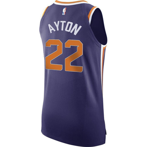 22 - Nba Phoenx Suns Deandre Ayton Nike Authentic Jersey Icon Edition - Purple