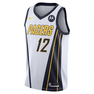 12 - Tyreke Evans Indiana Pacers 18-19 Earned Edition Swingman Jersey - White