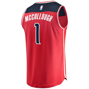 01 - Youth Fanatics Branded Chris McCullough Red Washington Wizards Fast Break Player Jersey - Icon Edition - Red