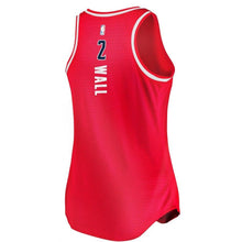 Load image into Gallery viewer, 02 - Women&#39;s Fanatics Branded John Wall Red Washington Wizards Fast Break Tank Jersey - Icon Edition - Red