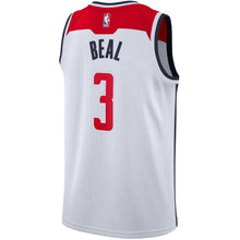 Load image into Gallery viewer, 03 - Men&#39;s Nike Bradley Beal White Washington Wizards Swingman Sponsor Patch Jersey - Association Edition - White