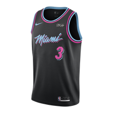 Load image into Gallery viewer, 03 - Dwyane Wade Nike Miami Heat Vice Nights Swingman Jersey - Black