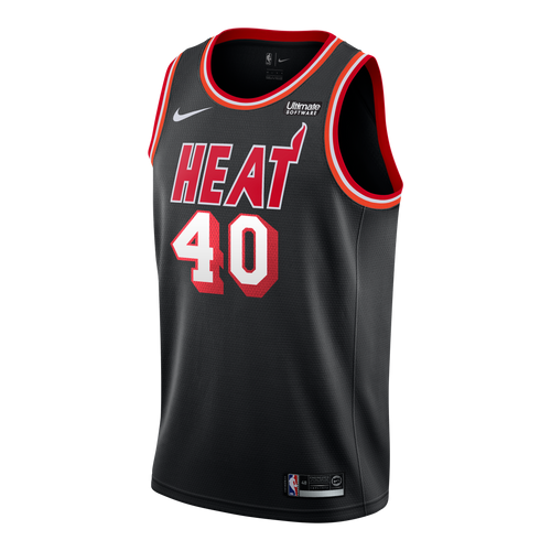 40 - Udonis Haslem Nike Miami Heat Classic Edition Jersey - Black