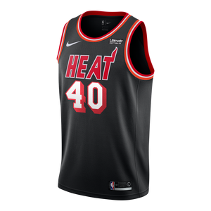 40 - Udonis Haslem Nike Miami Heat Classic Edition Jersey - Black