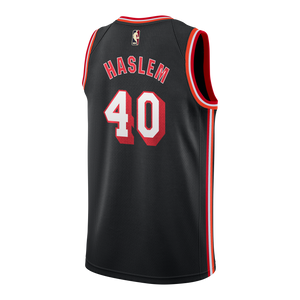 40 - Udonis Haslem Nike Miami Heat Classic Edition Jersey - Black