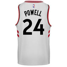 Load image into Gallery viewer, 24 - Raptors Adult Swingman Association Jersey - Powell - White