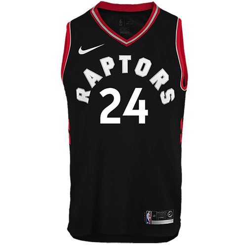 24 - Raptors Adult Swingman Statement Jersey - Powell - Red