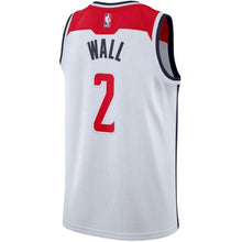 Load image into Gallery viewer, 02- Men&#39;s Nike John Wall White Washington Wizards Swingman Sponsor Patch Jersey - Association Edition -White