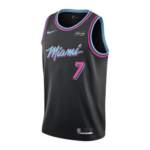 07 - Goran Dragic Nike Miami Heat Vice Nights Swingman Jersey - Black