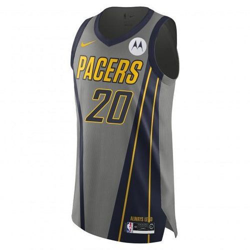 20 - Doug Mcdermott Indiana Pacers 18-19 City Edition Swingman Jersey - Grey