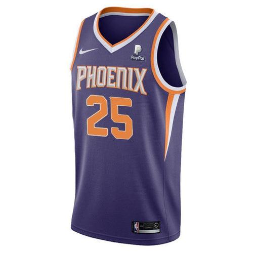 25 - Nba Phoenix Suns Mikal Bridges Nike Swingman Jersey Icon Edition - Purple