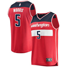 Load image into Gallery viewer, 05 - Youth Fanatics Branded Markieff Morris Red Washington Wizards Fast Break Player Jersey - Icon Edition - Red