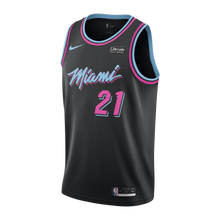 Load image into Gallery viewer, 21 - Hassan Whiteside Nike Miami Heat Vice Nights Swingman Jersey - Black