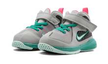 Load image into Gallery viewer, Nike Lebron 9 (td) Wlf Gry/mnt Cndy-nw Grn-pnk Fl