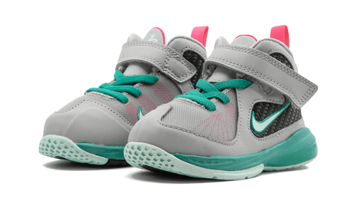 Nike Lebron 9 (td) Wlf Gry/mnt Cndy-nw Grn-pnk Fl