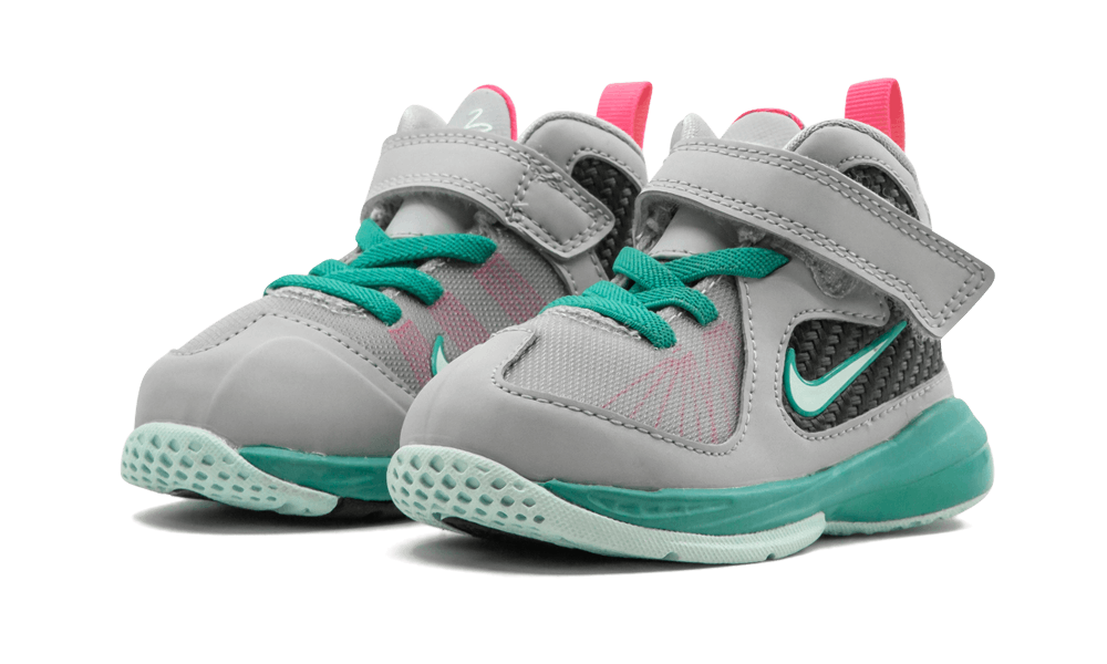 Nike Lebron 9 (td) Wlf Gry/mnt Cndy-nw Grn-pnk Fl