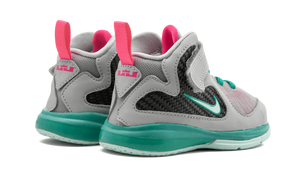 Nike Lebron 9 (td) Wlf Gry/mnt Cndy-nw Grn-pnk Fl