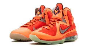 Nike Lebron 9 (gs) Ttl Orng/mtllc Slvr-tm Orng-mn