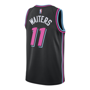11 - Dion Waiters Nike Miami Heat Vice Nights Swingman Jersey - Black