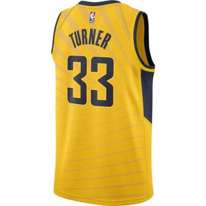 33 - Turner Indiana Pacers Statement Swingman Jersey - Gold