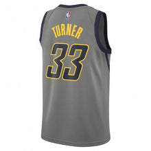 Load image into Gallery viewer, 33 - Myles Turner Indiana Pacers 18-19 City Edition Authentic Jersey - Grey