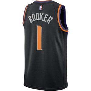 01 - Nba Phoenix Suns Devin Booker Nike Authentic Jersey Statement Edition - Black