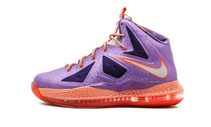 Nike Lebron 10 (gs) Lsr Purple/strt Gry-ttl Crmsn
